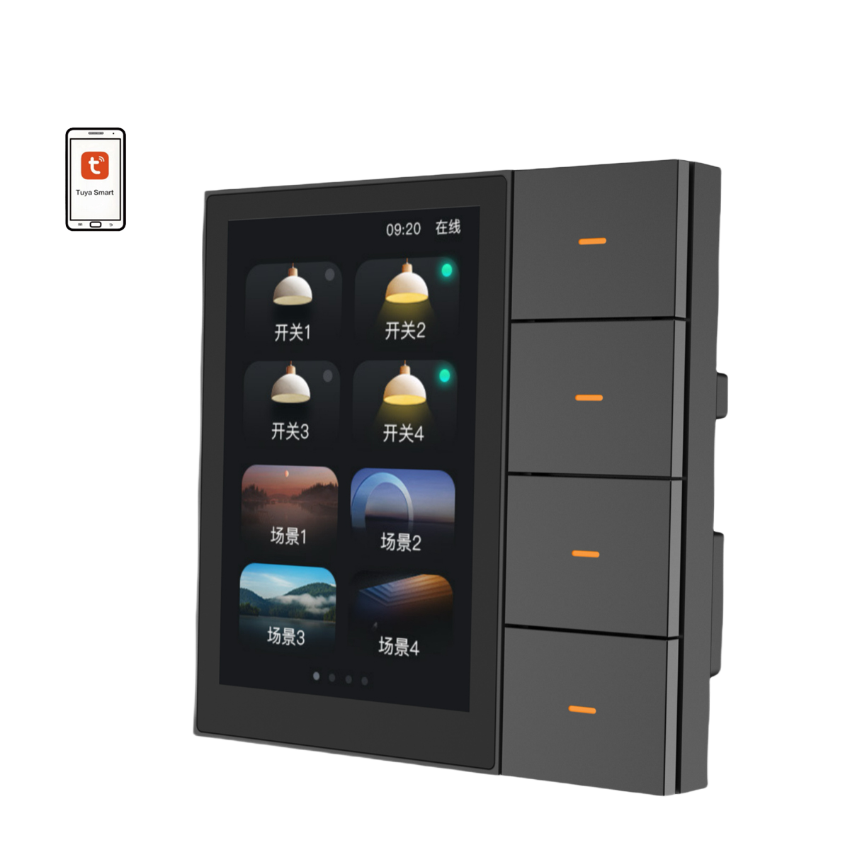 Smart Home App - 4 Gang Zigbee Smart Life Smart