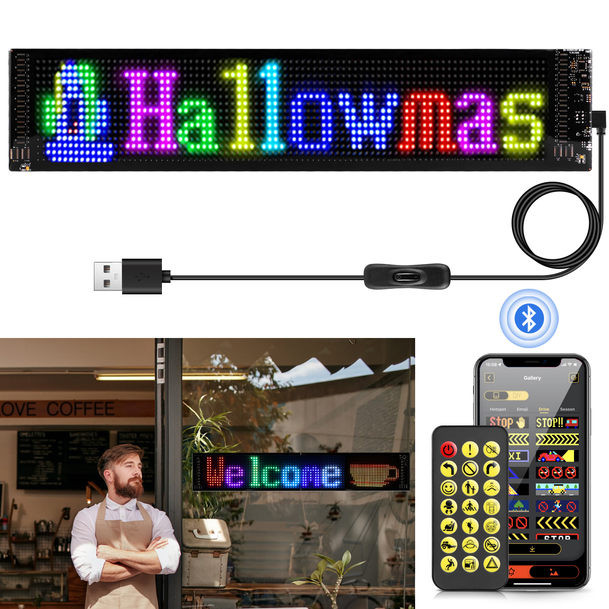 Smart Home App - 5V USB Flexible LED Panel Lights