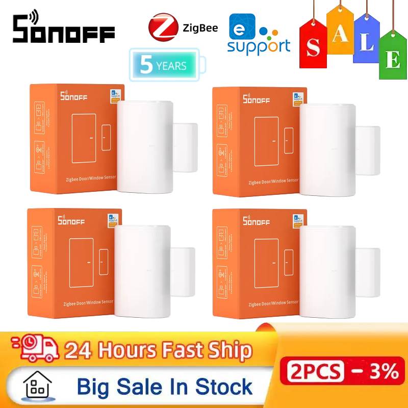Smart Home Bridge - SONOFF SNZB-04P Zigbee Door Sensor Smart