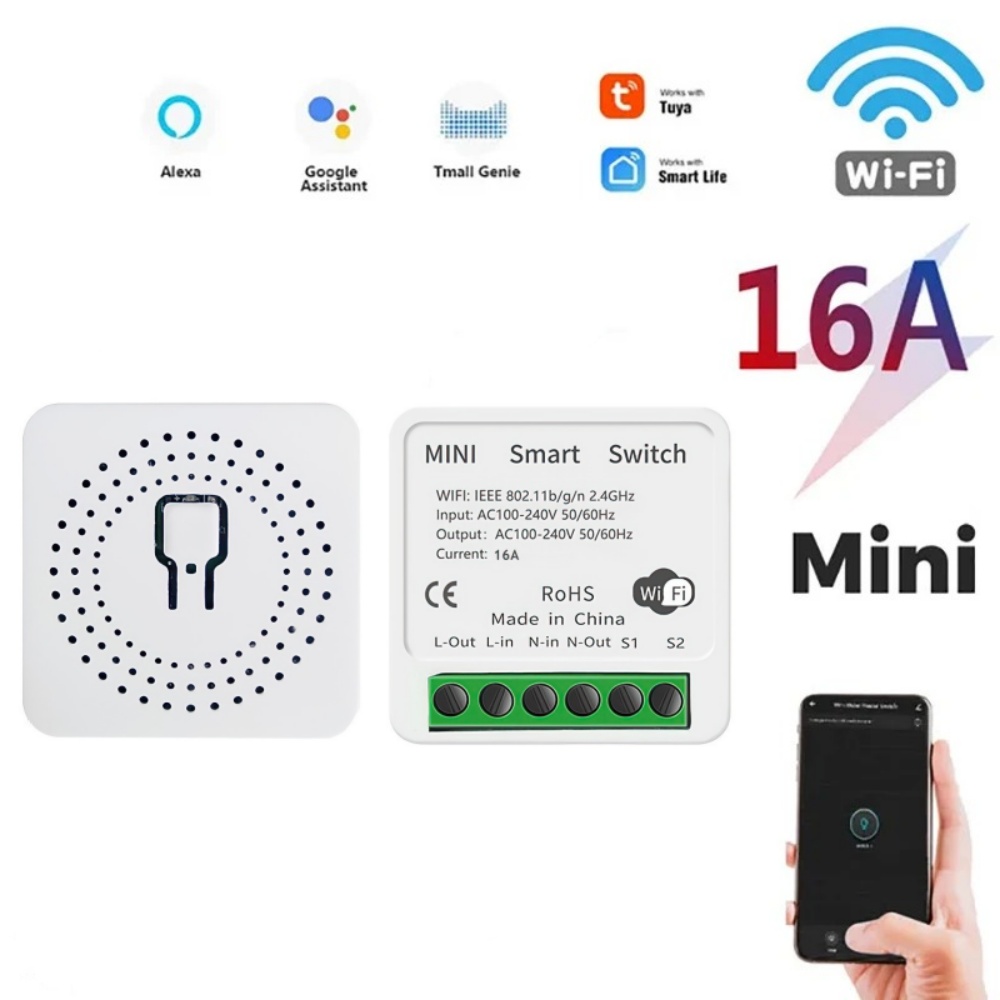 Smart Home Apple - Tuya WiFi Smart Switch Module 16A
