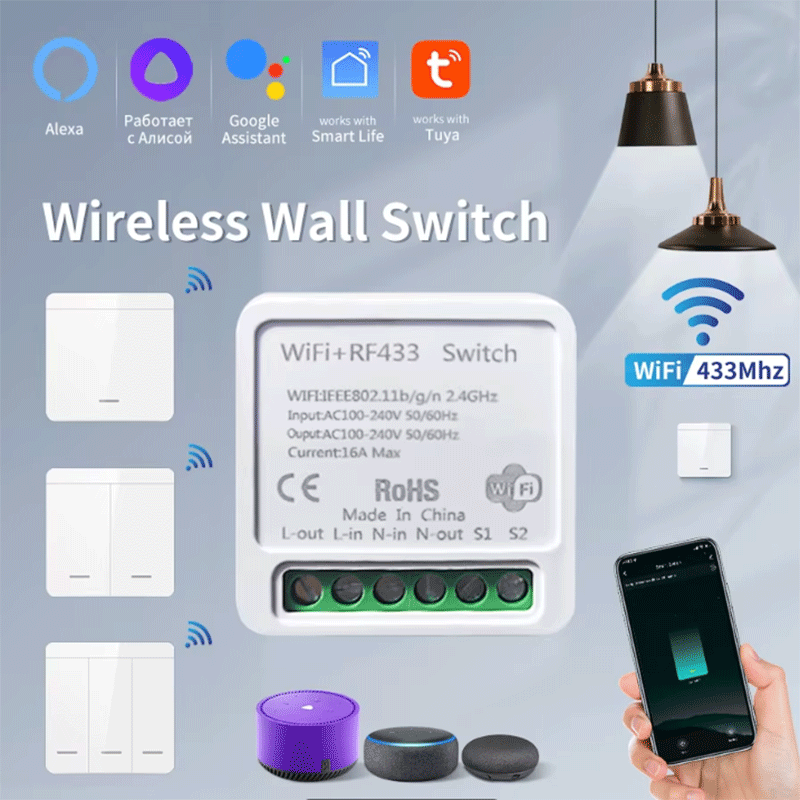 Smart Home App - Tuya WiFi Smart Light Switch Smart