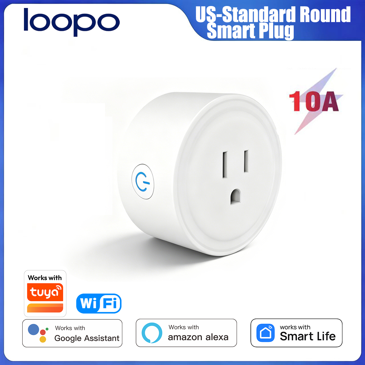 Tuya WiFi US Round 10A Smart P – обзор и цена Smart Home Web