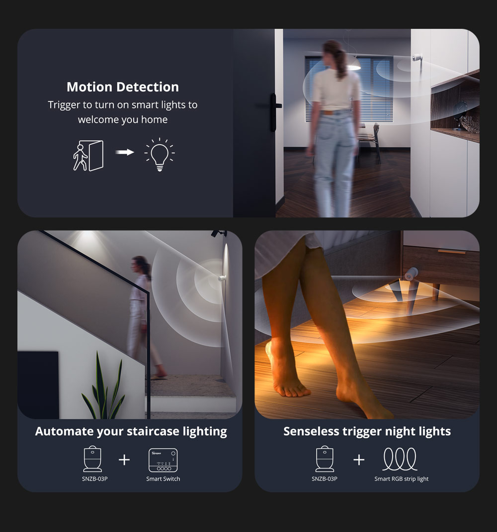SONOFF SNZB-03P Zigbee Motion  – обзор и цена Smart Home Bridge