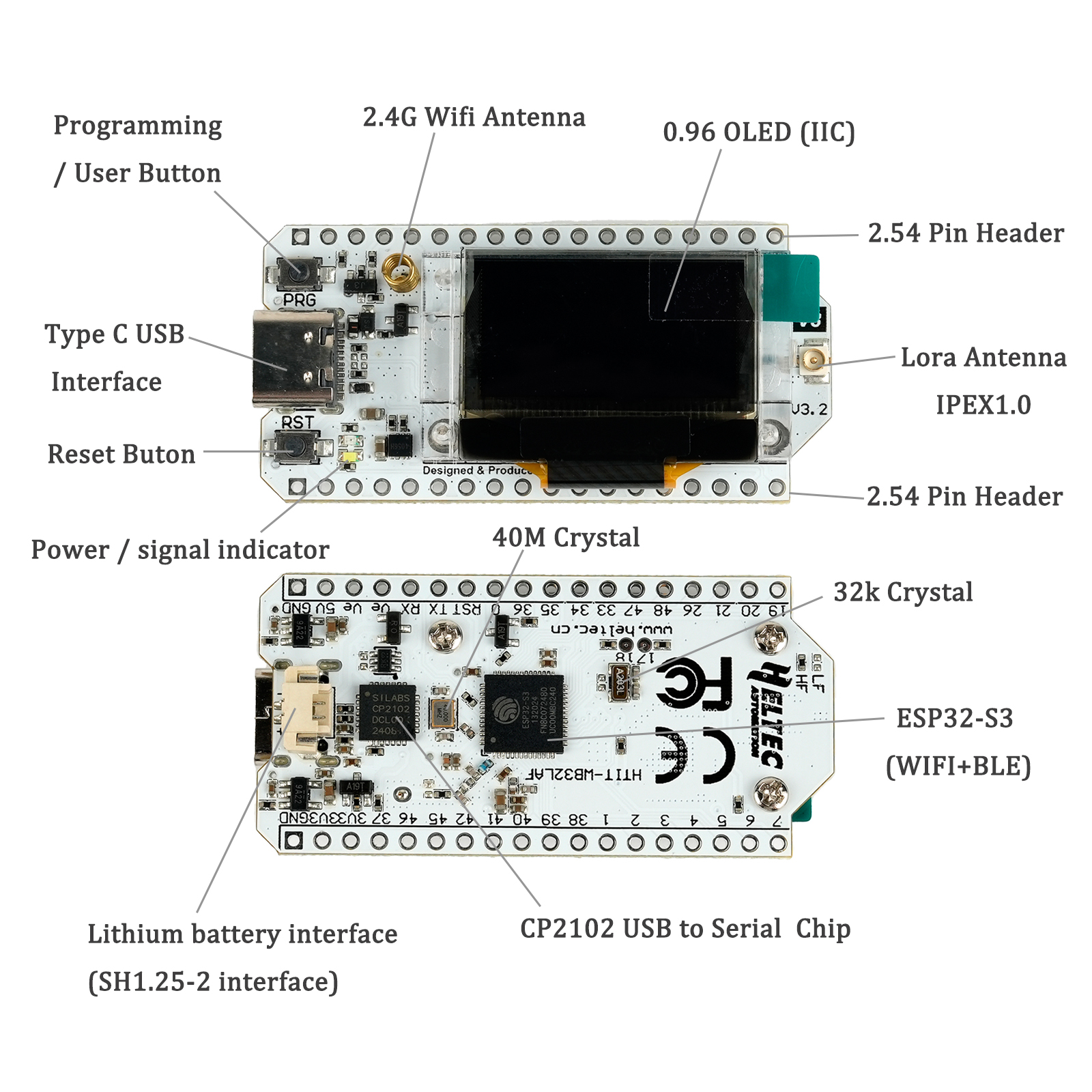 2PCS Heltec LoRa32 V3 868MHz 9 – обзор и цена Smart Home Arduino
