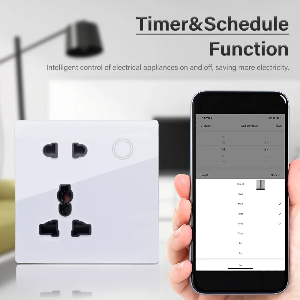 Customized Smart WiFi Wall Soc – обзор и цена Smart Home Web