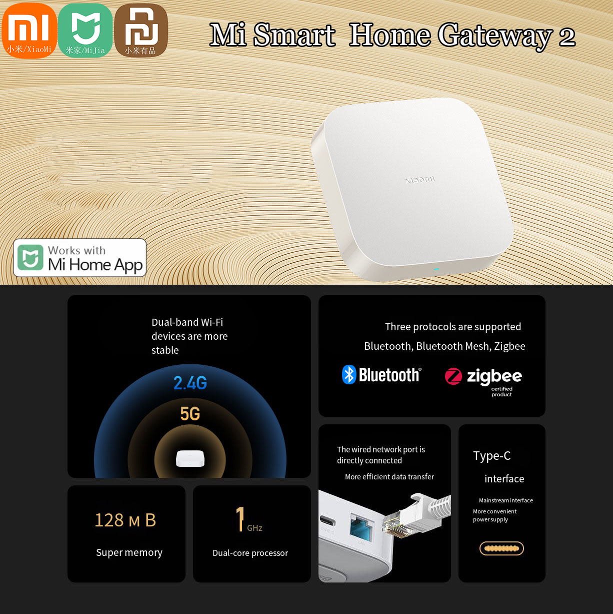 Original Xiaomi Mijia Smart Ho – обзор и цена Smart Home Xiaomi Hub 2