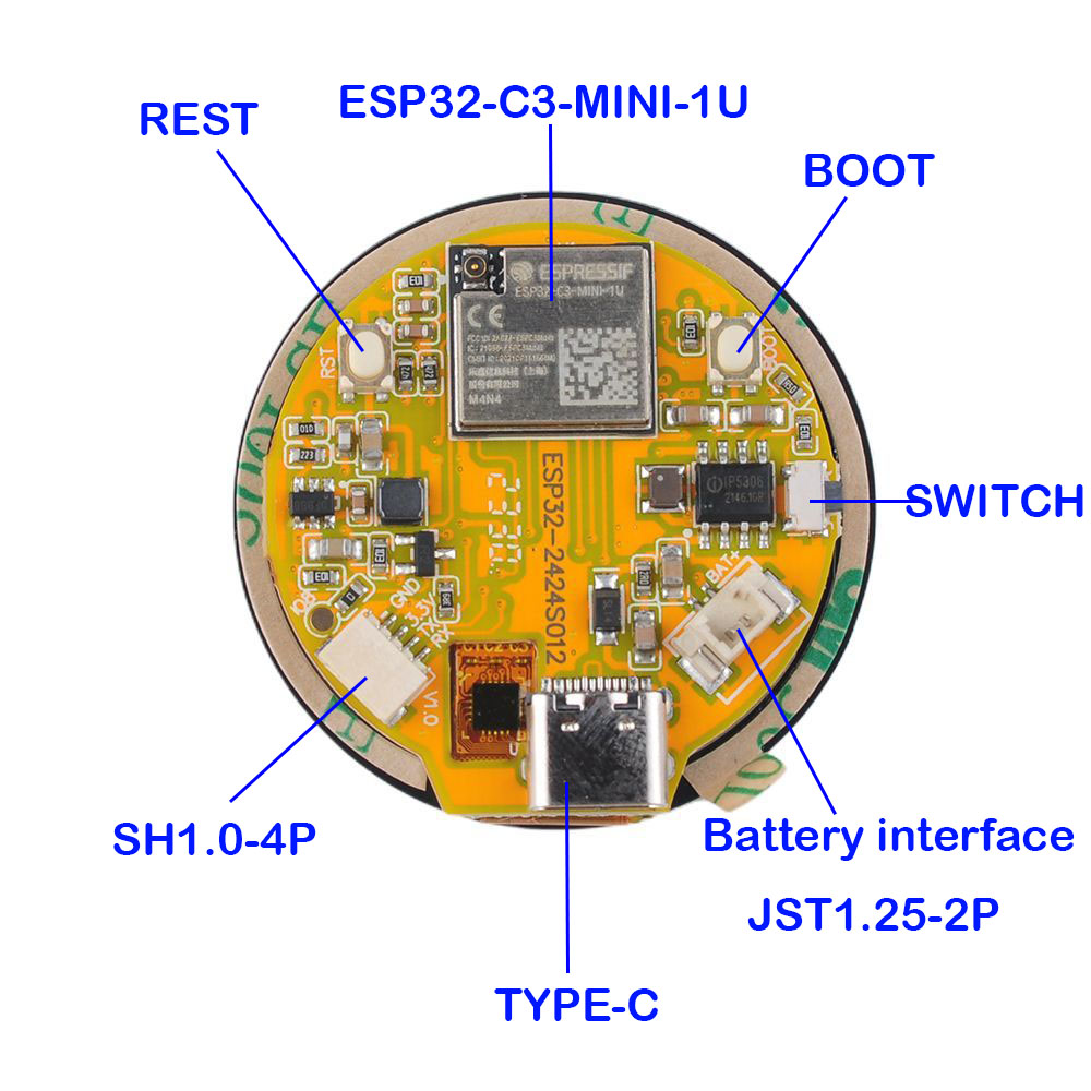 ESP32 Display 1.28 inch ESP32- – обзор и цена Smart Home Web