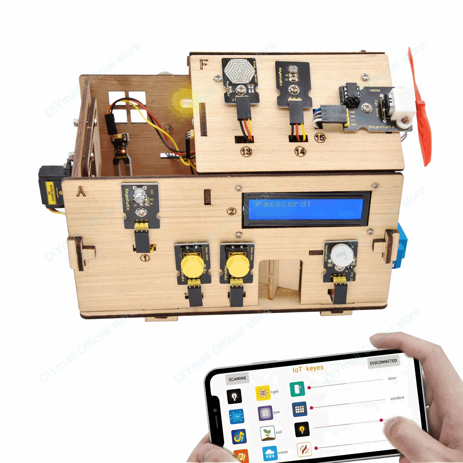 Keyestudio Smart IoT Home Kit  – обзор и цена Smart Home Arduino