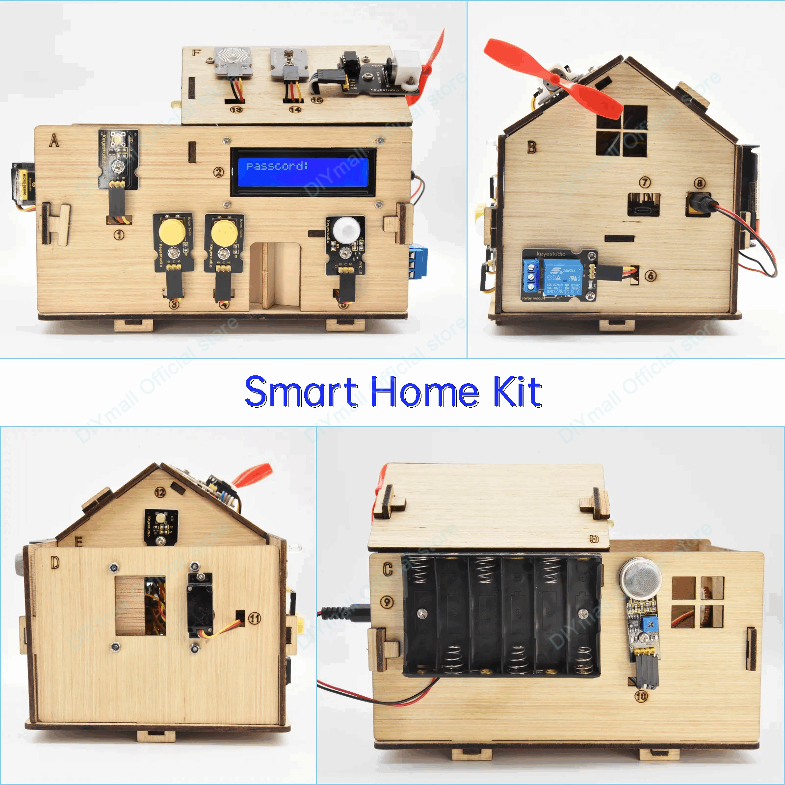 Keyestudio Smart IoT Home Kit  – обзор и цена Smart Home Arduino