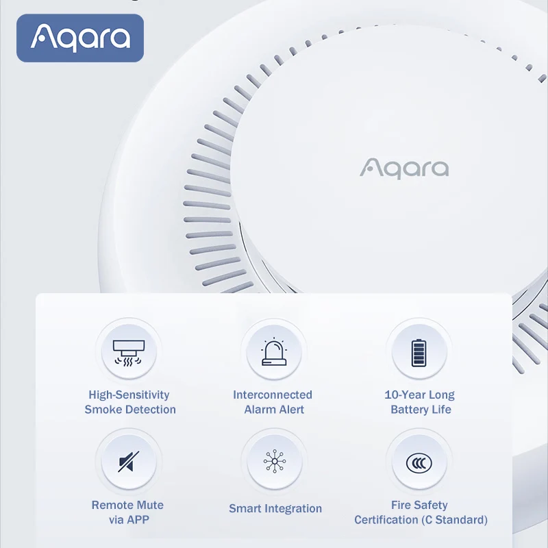 Aqara Matter Smoke Detector Se – обзор и цена Smart Home Hub Apple