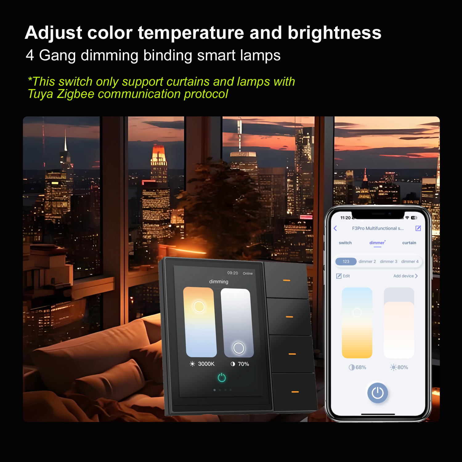 F3-pro Tuya Smart Panel ZigBee – обзор и цена Smart Home Ecosystems