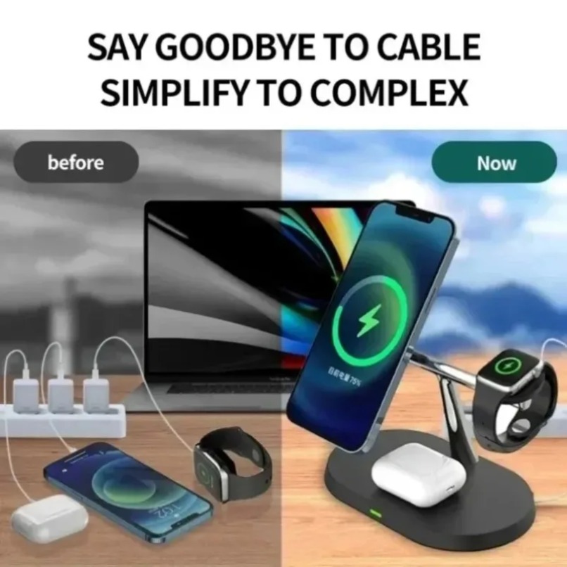 Fast Charge 3 in 1 Magnetic Wi – обзор и цена Smart Home Apple