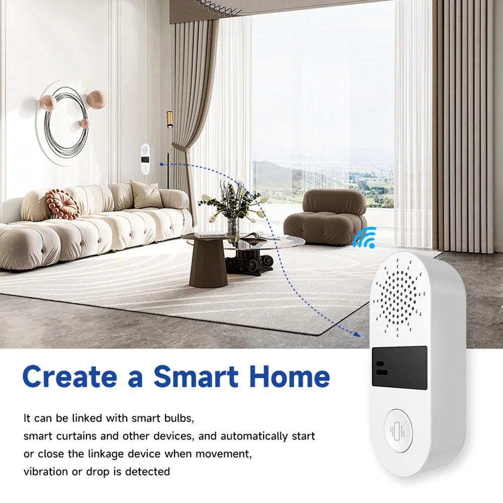 Tuya WiFi Vibration Sensor - 1 – обзор и цена Smart Home Web