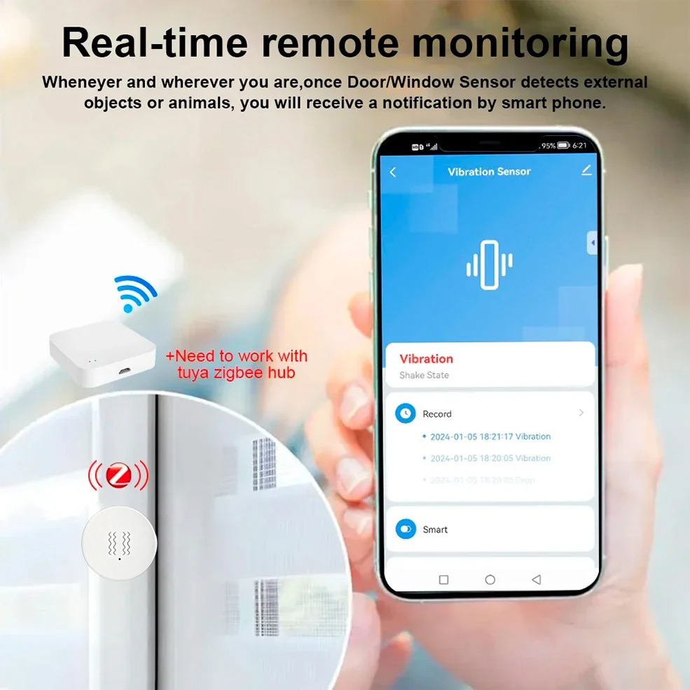 Tuya ZigBee Smart Vibration &  – обзор и цена Smart Home Ecosystems