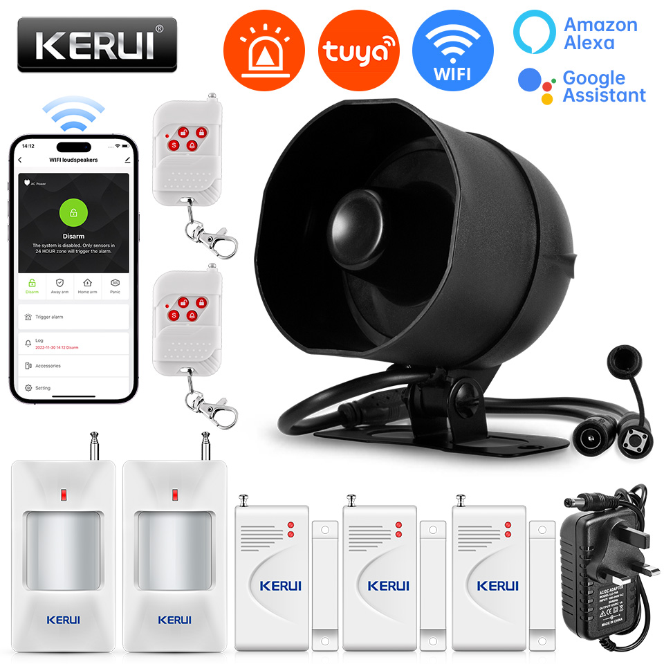 KERUI 120db Siren Alarm System – обзор и цена Smart Home Ecosystems