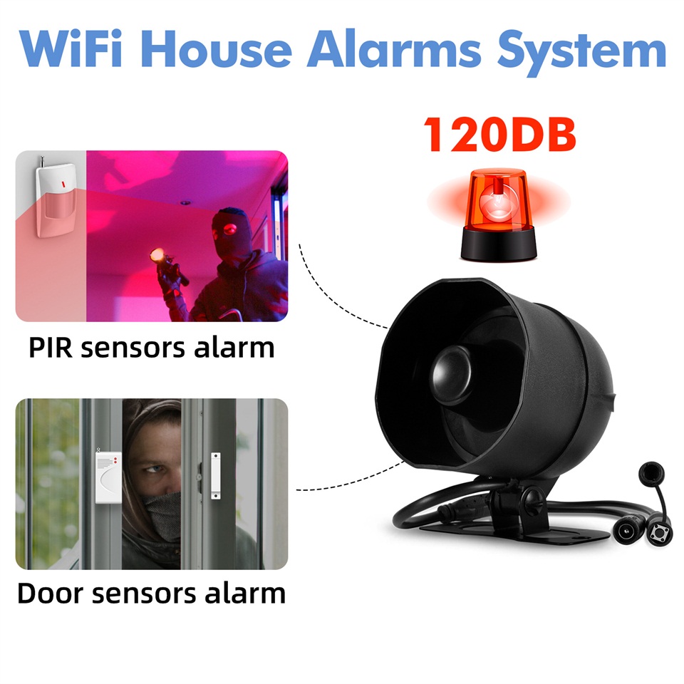 KERUI 120db Siren Alarm System – обзор и цена Smart Home Ecosystems