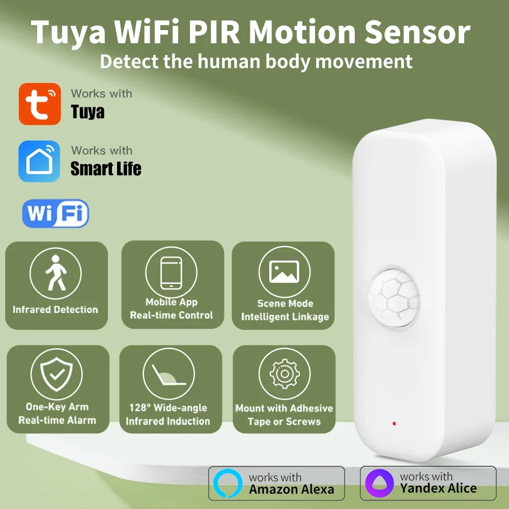 Tuya WiFI Zigbee PIR Motion Se – обзор и цена Smart Home Web