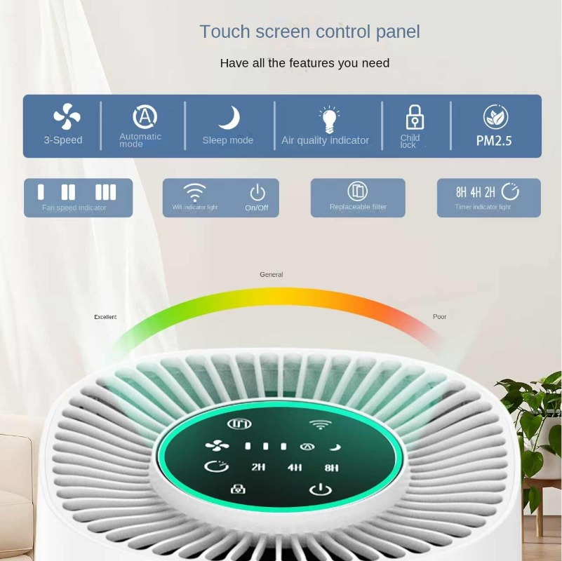 Smart Home Air Purifier with A – обзор и цена Smart Home App