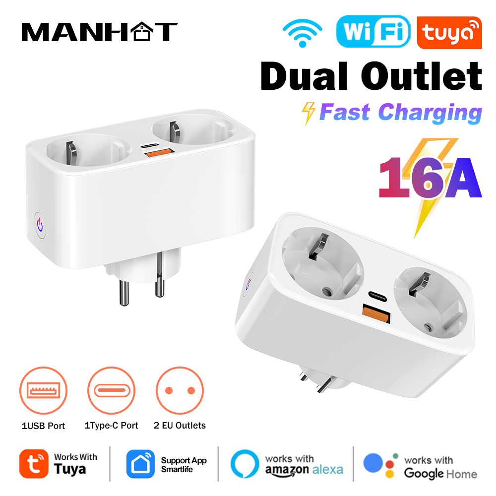 Tuya 16A WiFi Smart EU Plug PD – обзор и цена Smart Home Web