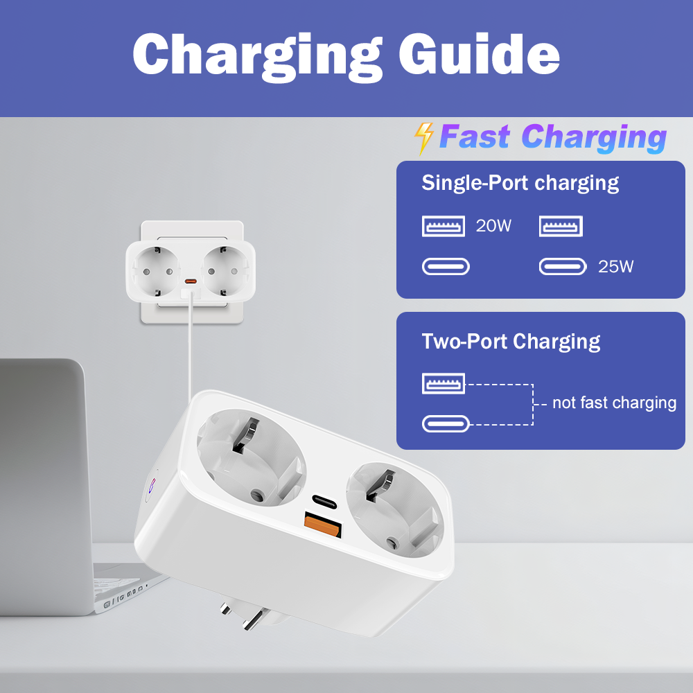 Tuya 16A WiFi Smart EU Plug PD – обзор и цена Smart Home Web