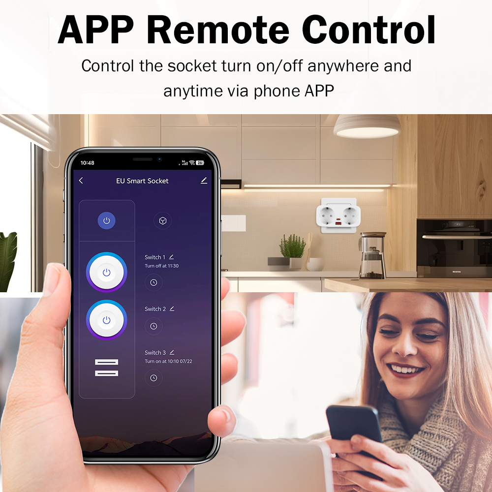 Tuya 16A WiFi Smart EU Plug PD – обзор и цена Smart Home Web