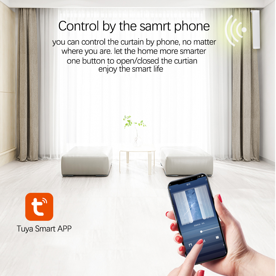 Tuya Matter Wifi Curtain Motor – обзор и цена Smart Home Apple