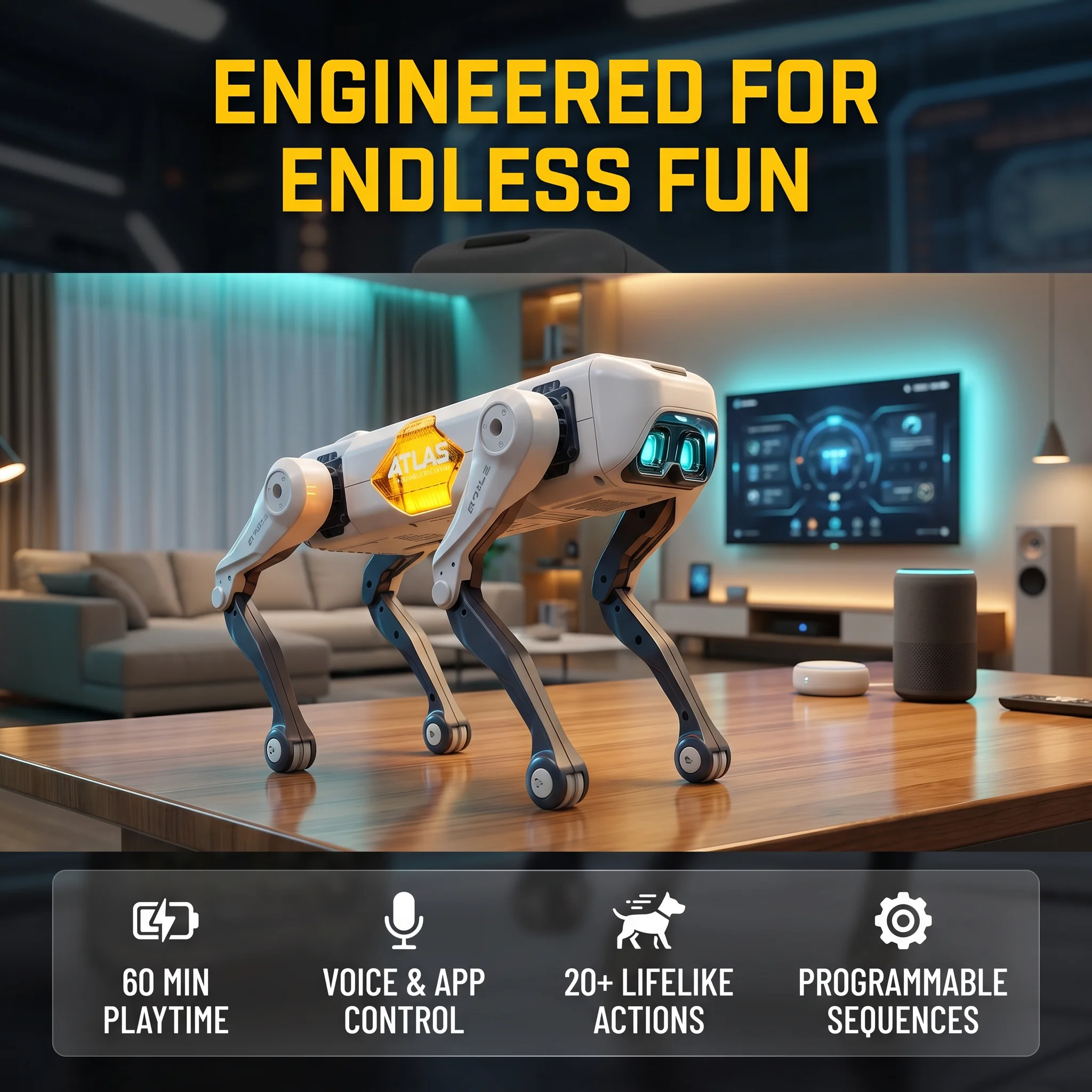 AI Smart Robot Dog, Voice & AP – обзор и цена Smart Home App