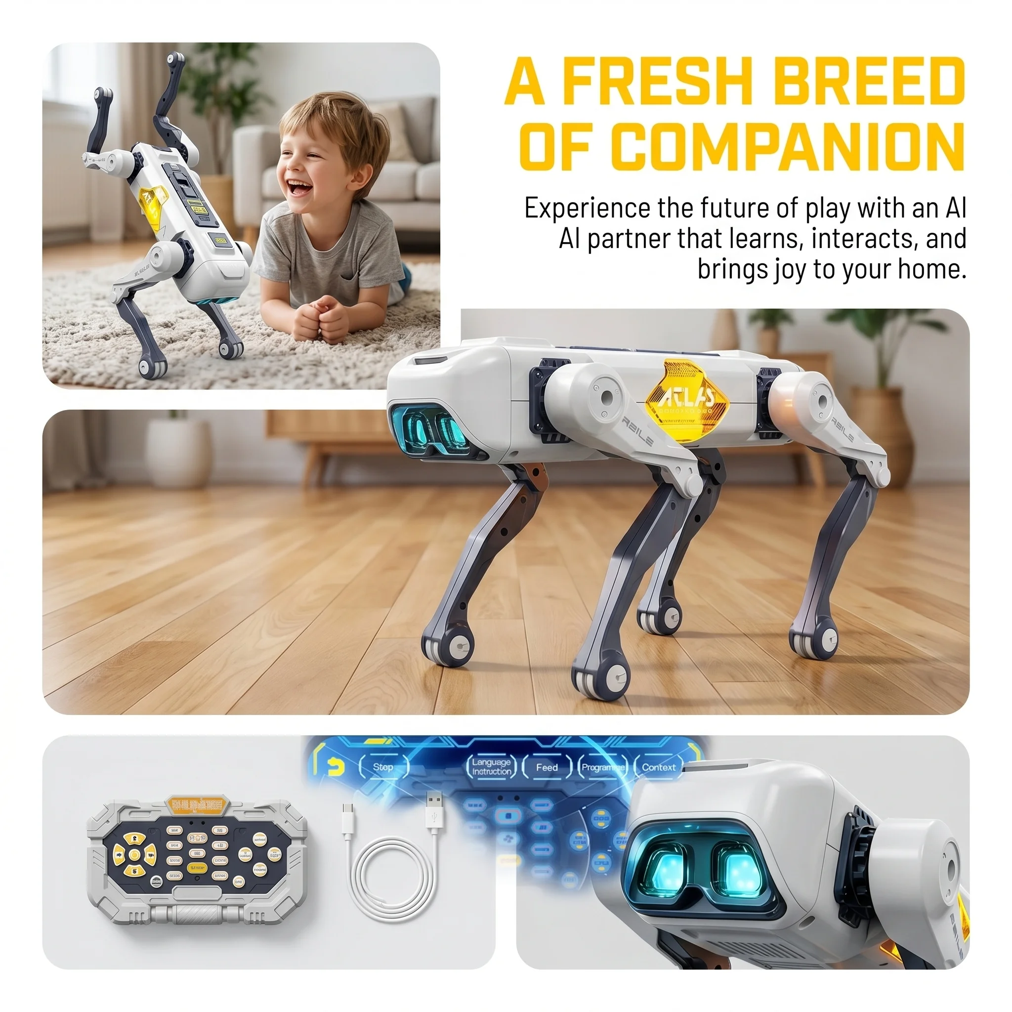 AI Smart Robot Dog, Voice & AP – обзор и цена Smart Home App