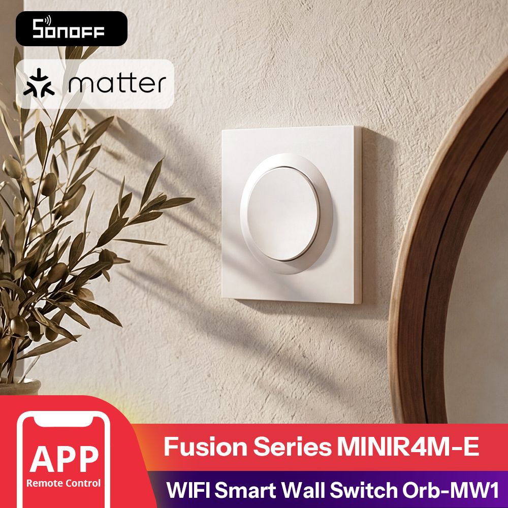 SONOFF MINIR4M-E Matter Over W – обзор и цена Smart Home Apple
