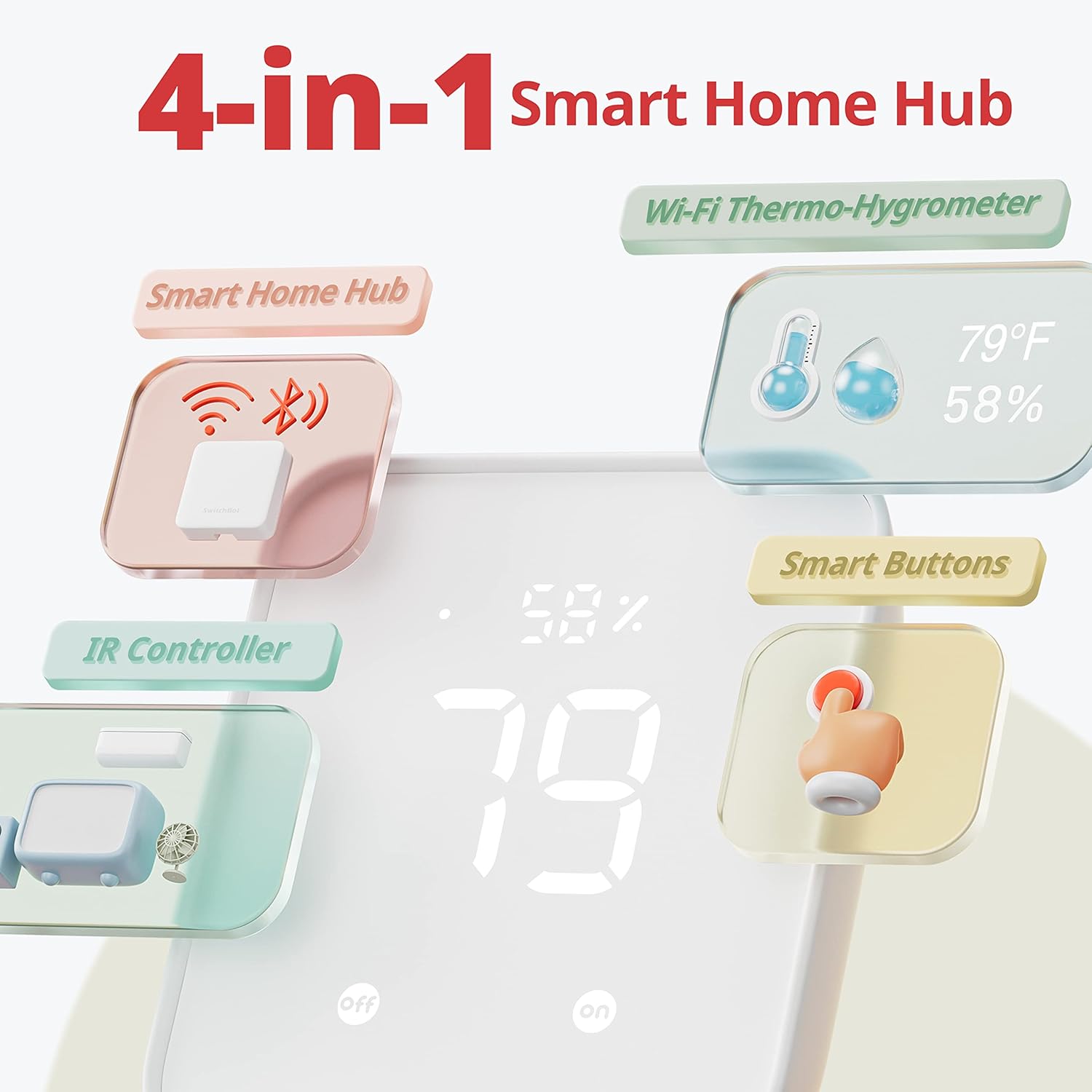 WiFi Thermometer Hygrometer, I – обзор и цена Smart Home Hub Apple